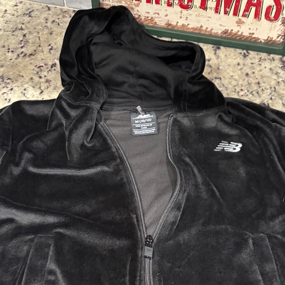 youth zip up hoodie black jacket kids unisex